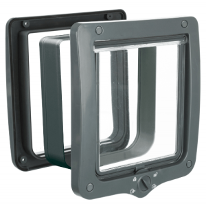 Trixie vrata za mačke sa tunelom XXL