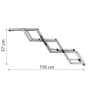 Trixie 3-step sklopive alu stepenice za pse za auto