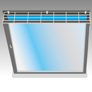 Metalna zaštitna rešetka za bočnu i gornju stranu prozora