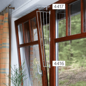 Metalna zaštitna rešetka za bočnu i gornju stranu prozora