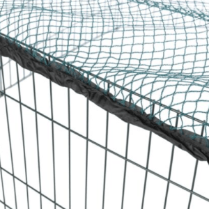 Ograda za zečeve sa sigurnosnom mrežom