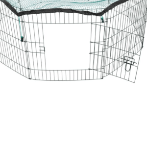 Ograda za zečeve sa sigurnosnom mrežom